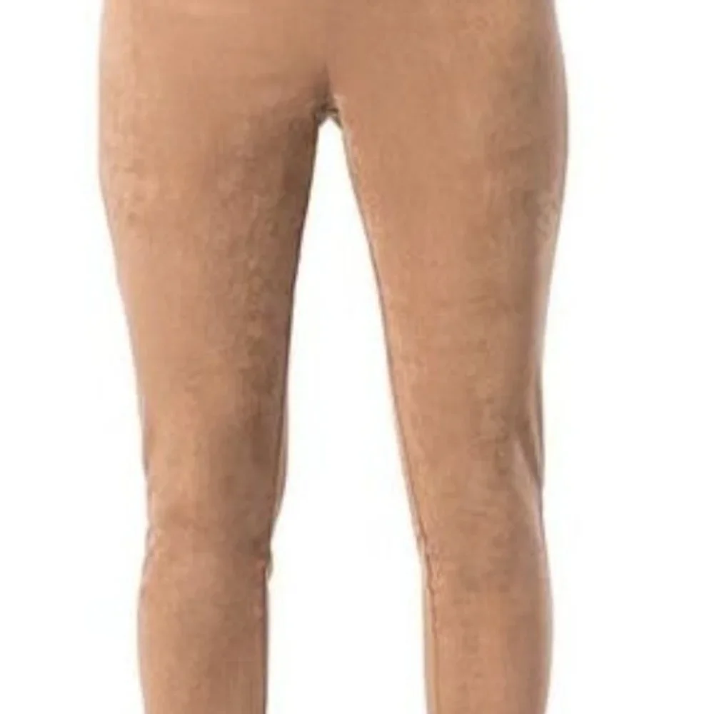 Ruby Ribbon Camel Suedette Leggings #1379 NWOT - Picture 2 of 9